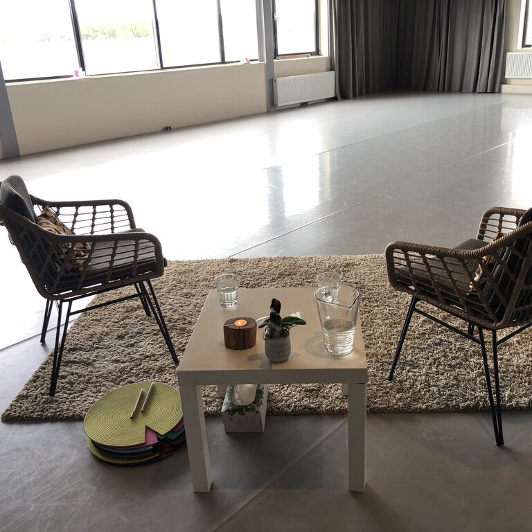 Indruk geven van de coachruimte