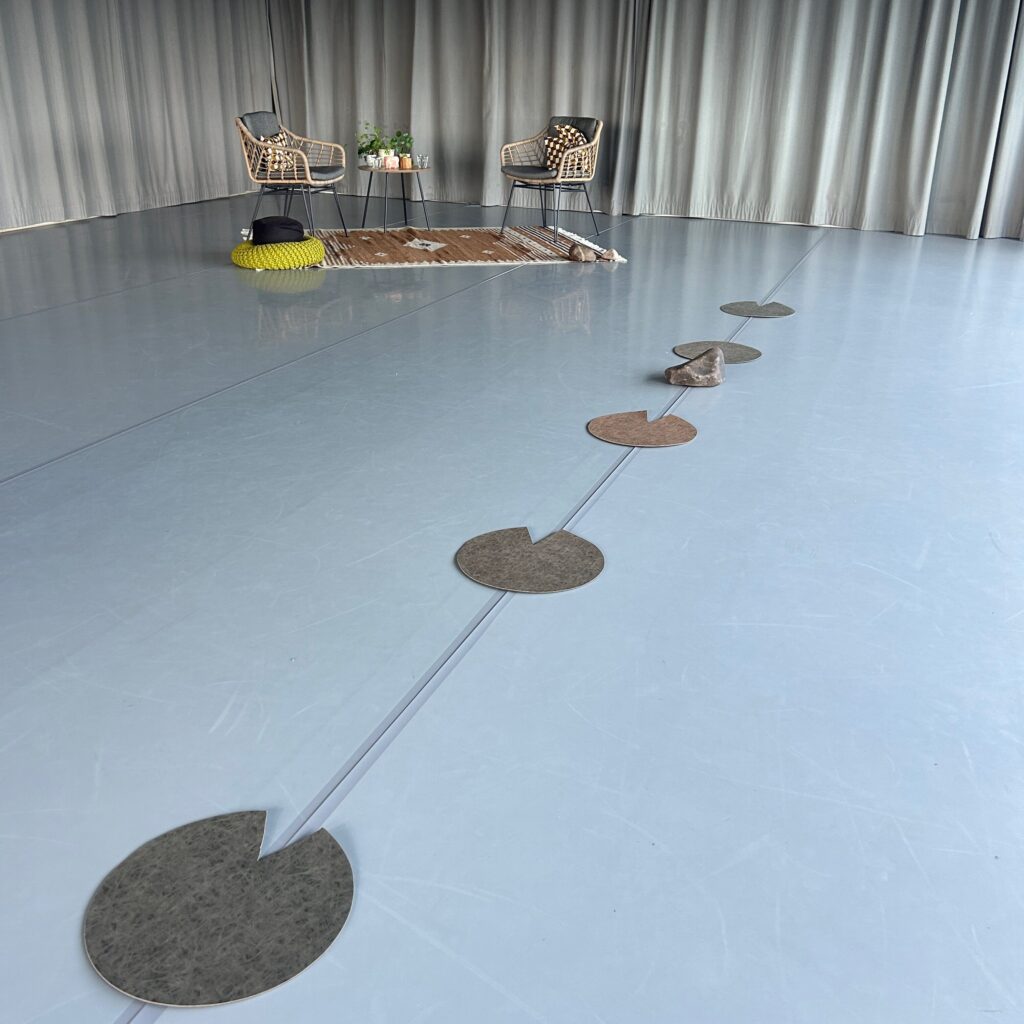 De danszaal, locatie waar de coaching plaatsvindt